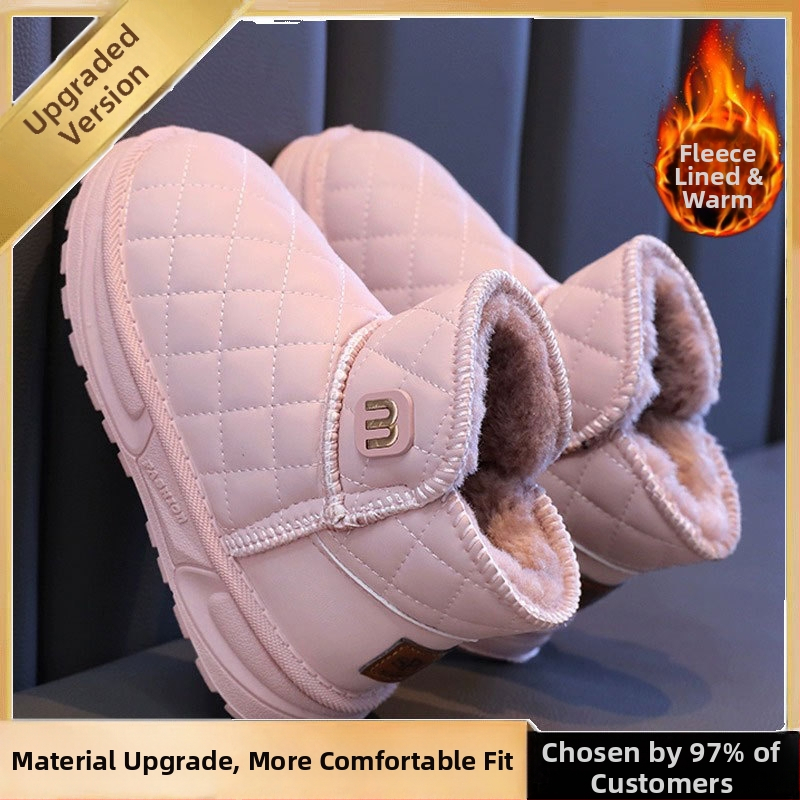 Unisex zimné nepremokavé členkové topánky s fleecovou podšívkou