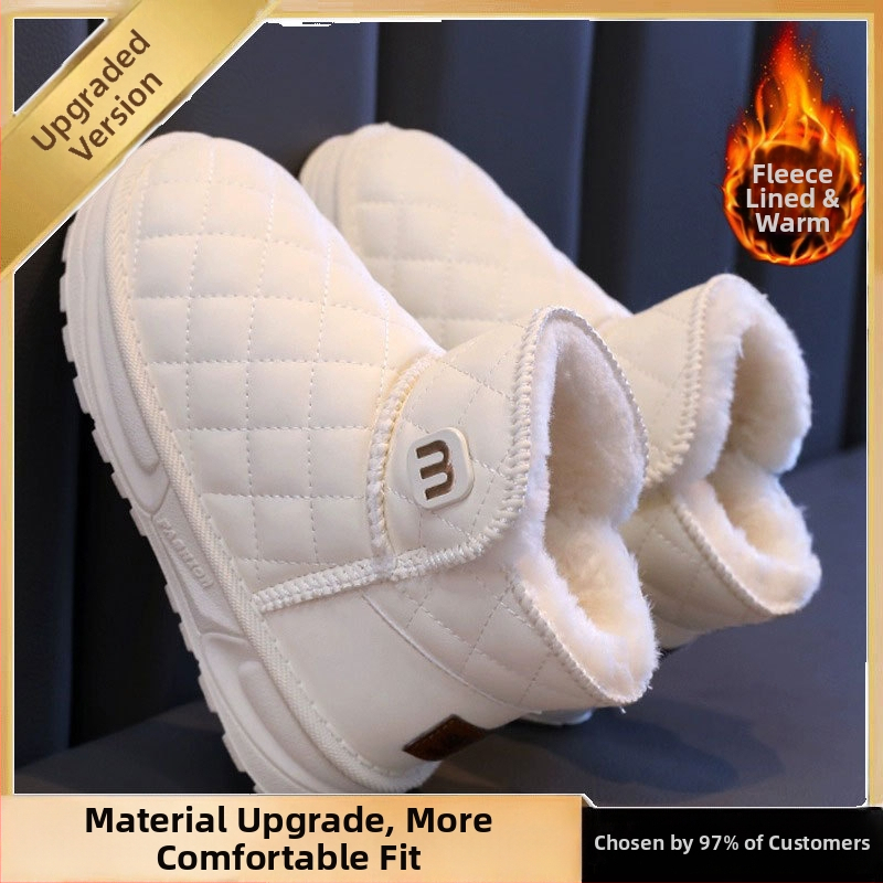 Unisex zimné nepremokavé členkové topánky s fleecovou podšívkou