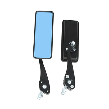 Zadnji retrovizor za motocikl, aluminijska legura, model Ottoman, kvadratni ogledalo, kompatibilan s motociklima, za svakodnevna putovanja