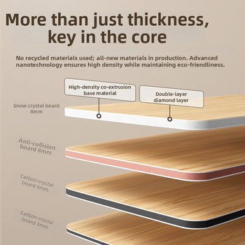 Panel na stenu z bambusových vlákien s uhlíkovým vláknom; drevený dekoratívny povrch, bez švov, vodeodolný a vlhkosti odolný, moderný minimalistický štýl, model 9.3