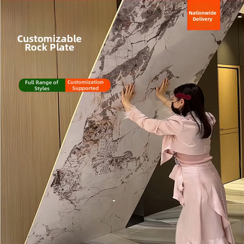 Stenový panel s drevenou dekoratívnou povrchovou úpravou a karbónovým krištáľovým panelom – materiál: bambusovo-drevené vlákno a bambusový uhlík; model 8.6; štýl: plochý, moderný minimalizmus