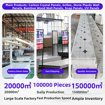 Panel steny z kameno-plastového kompozitu pre vnútorné použitie; štýl: plochý, moderný minimalizmus, ľahký lux; zvuková izolácia 10, tepelná vodivosť 10