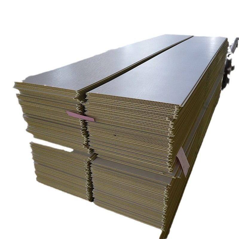 Panel steny z kameno-plastového kompozitu pre vnútorné použitie; štýl: plochý, moderný minimalizmus, ľahký lux; zvuková izolácia 10, tepelná vodivosť 10