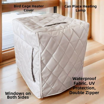 Клетъчен покрив за птици с памучна подплата, топъл, еднослоен, без ролки, модел L437108