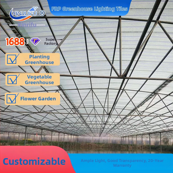 FRP panel na zber svetla pre skleníky, priehľadný, odolný voči korózii