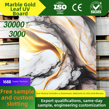 UV stenový panel z kameňovo-plastového materiálu, SPC model kamenný kryštál steny panel, vysoký lesk mramorového povrchu, vodotesný a odolný voči ohňu, inštalácia k dispozícii