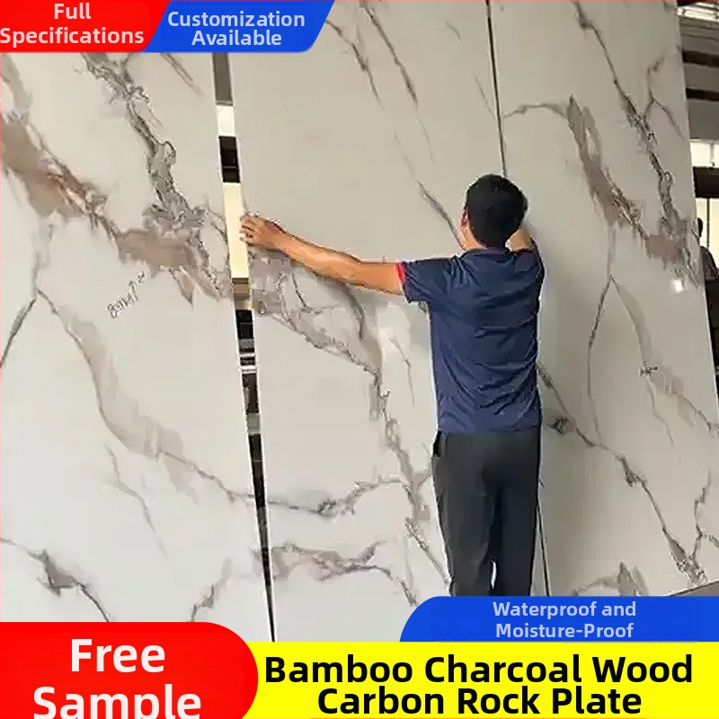 Televízny steneový panel na televízor s bambusovým vláknom a bambusovým uhlím; Materiál: bambusové vlákno, bambusové uhlie; Model: drevený veneer; Štýl: plochý; Značka: Yiming