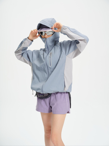 Välisjope kapuutsiga, hingav, kiiresti kuivav, UV kaitse UPF100+, nailonist kangas