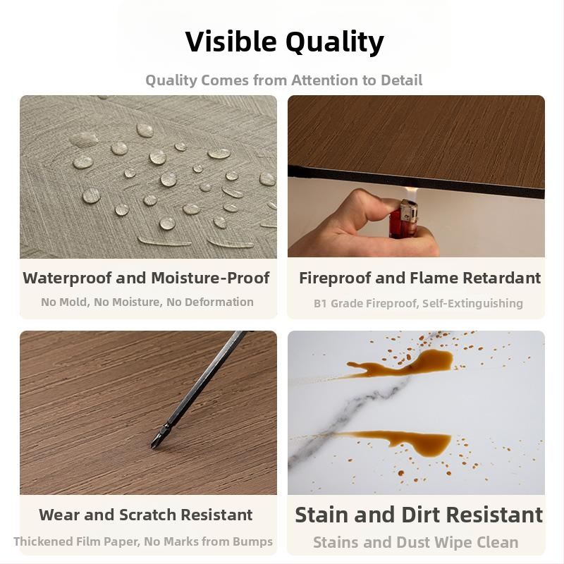 Integrovaný drevo-dekoratívny stenový panel s bambusovým vláknom a bambusovým uhlím, model Wood Decorative Surface, štýl Moderný minimalizmus / Nový čínsky štýl