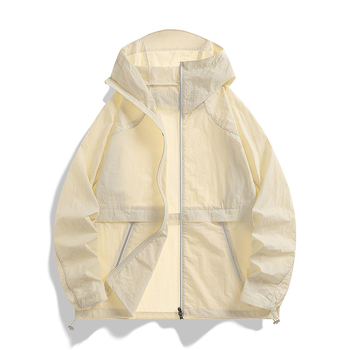 Unisex vanjski windbreaker s UPF50+ UV zaštitom, prozračan, brzo se suši, kapuljača, reflektirajuća traka