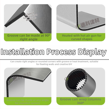 PVC stena panel Carbon Crystal Large Board – bezšvový dizajn; štýly: bezšvový, americký štýl, nový čínsky štýl, moderný minimalizmus; zvuková izolácia 20 dB; tepelná vodivosť 0.125 W/m·K; Značka: Suke Building Materials