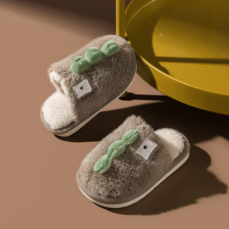 Sise beebi puuvillased sussid - Karikatuurimuster, sametist ülaosa, libisemisvastane TPR talla, vanuse 1–6 aastat