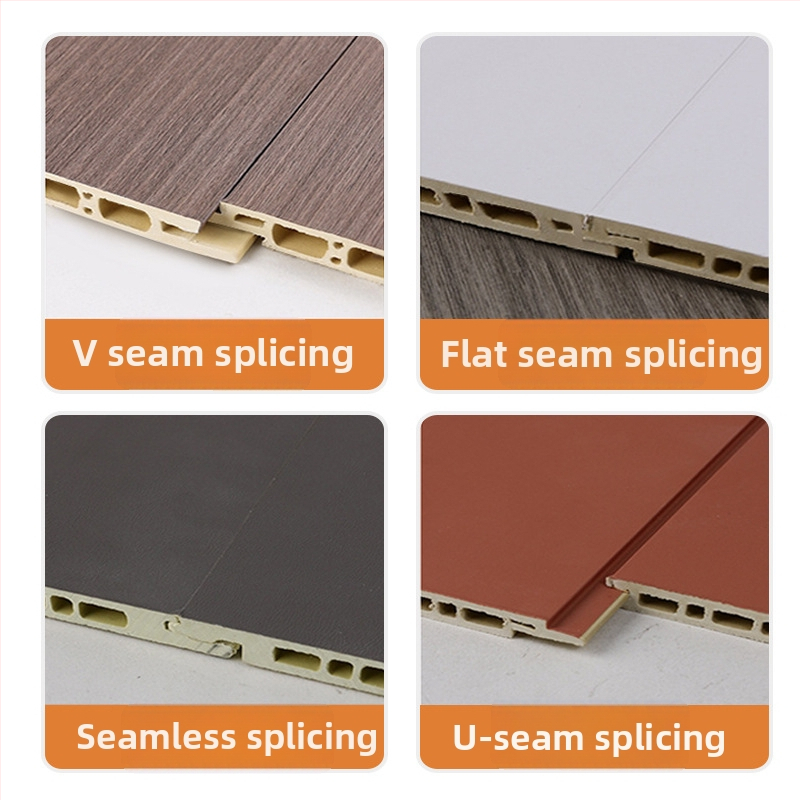 PVC steny panely s integrovaným dizajnom pre hotelové interiéry, V šev 400/600 mm, zvuková izolácia 0.20, tepelná vodivosť 0.125, štýl bezšvíkové, moderná jednoduchosť