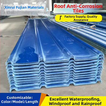 FRP živicové škridle z vlákien sklenených, požiarne odolné, odolné voči kyselinám a zásadám, polyesterový kompozitný panel, sklenovláknové korózii-odolné škridle, Značka Xinruifu