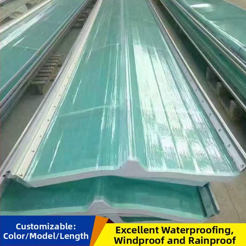 Priehľadný FRP osvetľovací panel so skrytou poistkou, typy 470/760/820/840/900/950/960, doska z polyesterových vlákien