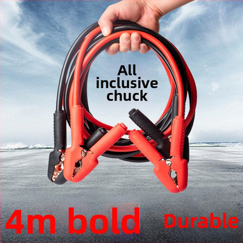 Kuster autoštartovacie káble s klipsami na batériu – hrubý meď, dizajn proti mrazu, pohotovostné použitie