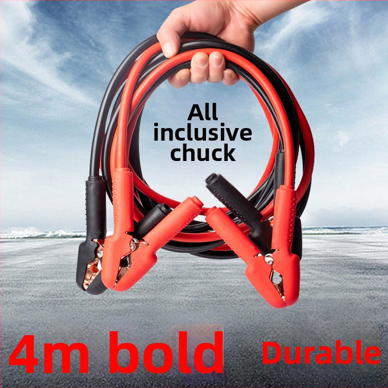 Kuster autoštartovacie káble s klipsami na batériu – hrubý meď, dizajn proti mrazu, pohotovostné použitie