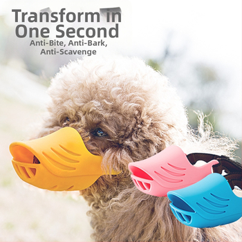 Силиконов кучешки музул – против ухапване, против ядене и против лай, пакет 50 броя