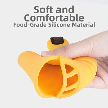Силиконов кучешки музул – против ухапване, против ядене и против лай, пакет 50 броя