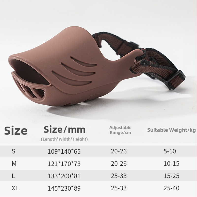 Силиконов кучешки музул – против ухапване, против ядене и против лай, пакет 50 броя