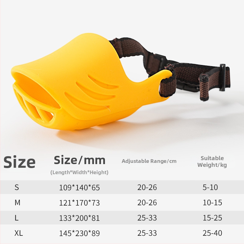 Силиконов кучешки музул – против ухапване, против ядене и против лай, пакет 50 броя
