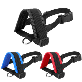 Nylonová maska pre psa, nastaviteľná, proti hryzeniu, proti šteknutiu, proti prehĺtaniu, pohodlný hrubší dizajn