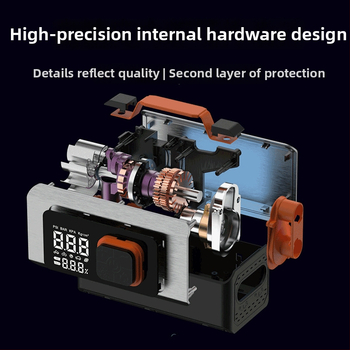 All-in-One za auto: Hitni startač s visokim kapacitetom, usisivač prašine i pumpa za nadimanje, ulaz 14,8V, izlaz 12V, Cross-border Qualification, 3C certifikat 2025200914003294