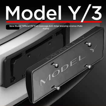 Rám registračnej značky pre Tesla Model 3/Y – plastový, Číslo produktu YS-01, Typ: Iné