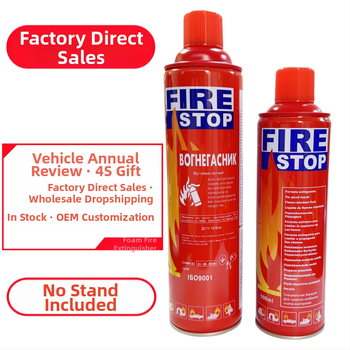 Kompaktný penový hasič pre vozidlá a domácnosti, kovové telo, značka Smooth and clean, pôvod Guangzhou
