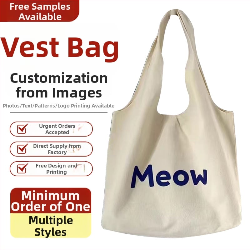 Plátená taška na plece, prispôsobiteľná s logom, UV digitálna tlač a sieťotlač, materiál: plátenná látka s 10% polyesterom