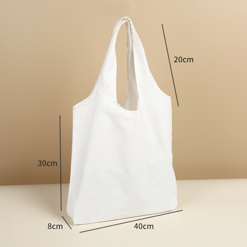 Plátená taška na plece, prispôsobiteľná s logom, UV digitálna tlač a sieťotlač, materiál: plátenná látka s 10% polyesterom