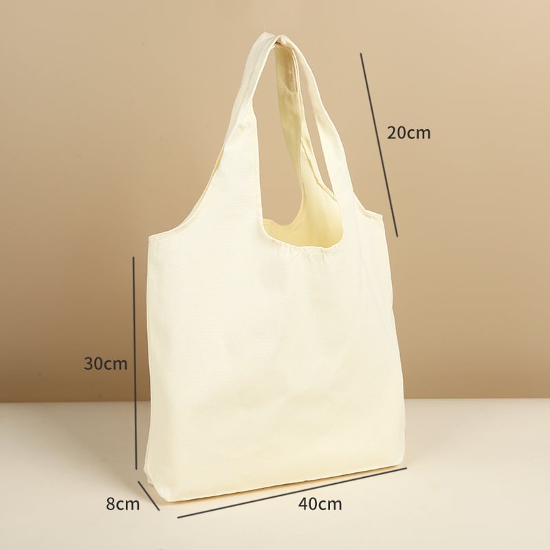 Plátená taška na plece, prispôsobiteľná s logom, UV digitálna tlač a sieťotlač, materiál: plátenná látka s 10% polyesterom