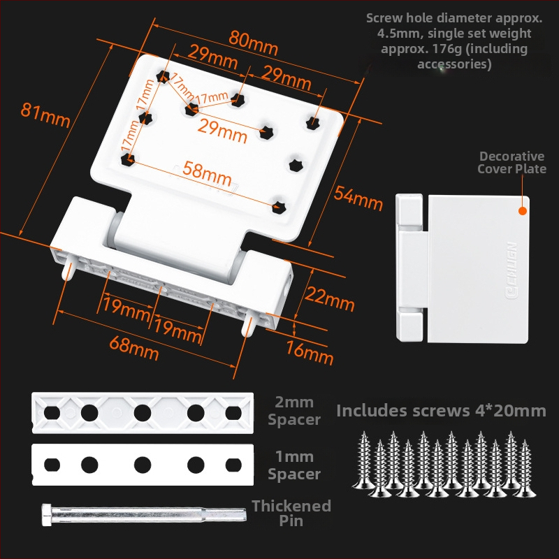 Top Valley uksehinge tsingi sulam, tavalise paksusega, mudel 1F3C14-Standard, pinnakatteks küpsetuspõhjus