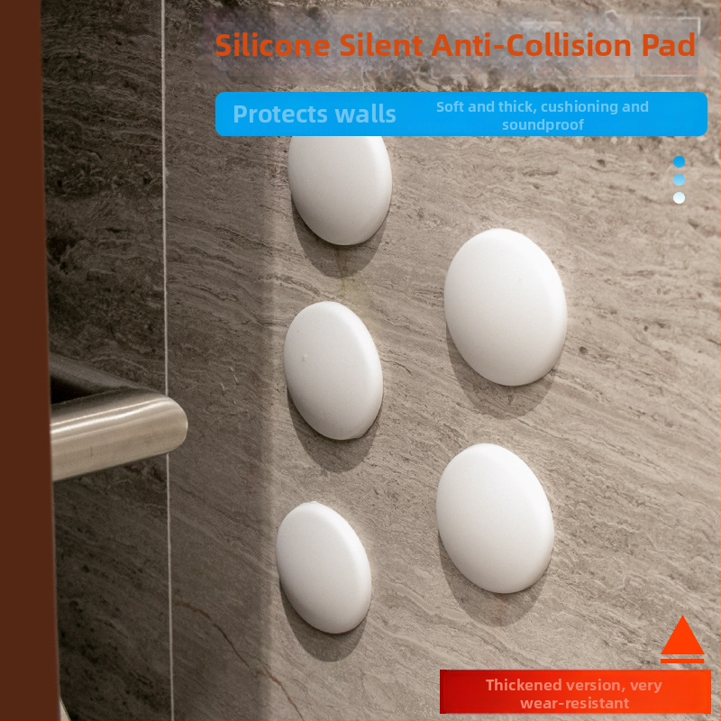 Silicone durų buferiai (10 vnt) – lipnūs montavimas, sienų ir durų rankenų apsauga, atsparūs dėvėjimuisi, atsparūs korozijai, atsparūs aukštoms temperatūroms