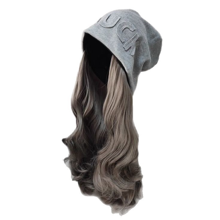 Parūka Stacked Hat Aoki sievietēm, Proteīna zīda materiāls, garas cirtas, dabisks stils