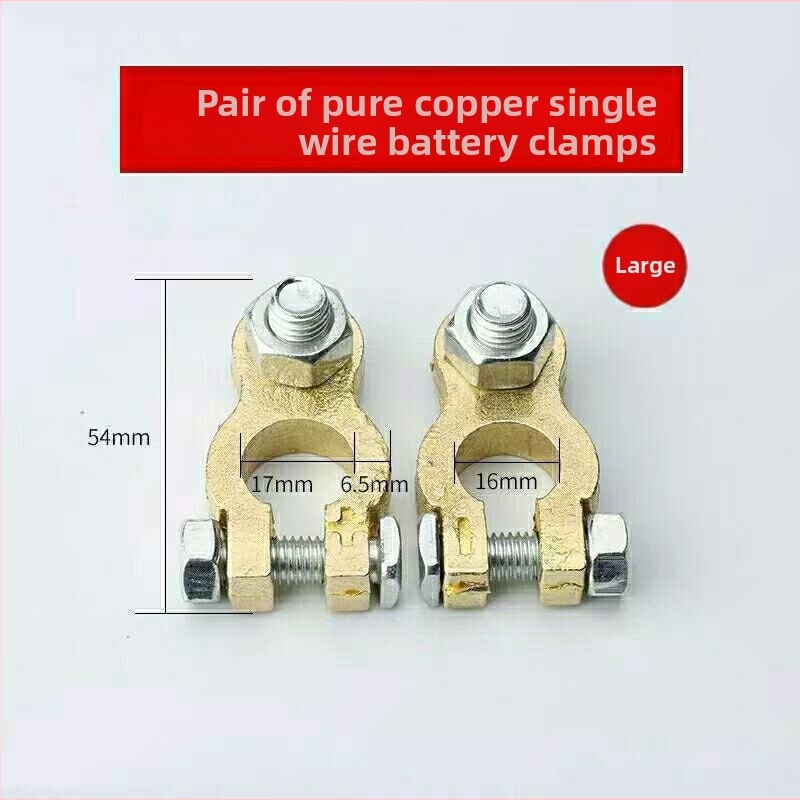 Puhas vase akulaatori klemm ühendaja autosse, mudel 1505