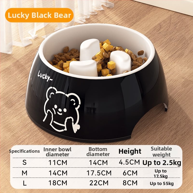 Μπολ σκύλου για αργό φαγητό από μελαμίνη, μάρκα Hippie dog, εξοπλισμός ταΐσμού κατοικίδιων, με αντιανατροπή