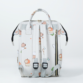 Ruksak za majku i dijete s višestrukim pretincima, velik kapacitet (Oxford tkanina; životinjski uzorak; svjež i sladak stil; izuzetno lagan; izoliran)