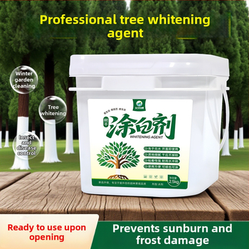 Biely náter na kmeň stromu – odpudzovač hmyzu a ochrana proti mrazu pre ovocné stromy, tekutý náter, model SD8