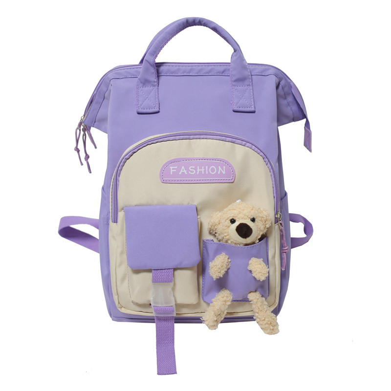 Ženski ruksak u korejskom stilu s pejzažnim uzorkom, najlon materijal, podstava od poliestera, ultralak, proljeće 2025