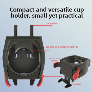 Държач за чаши за автомобилен въздушен вентил с монтаж за телефон, ABS, модел AC-2287, водоустойчив, устойчив на натиск, персонализируем