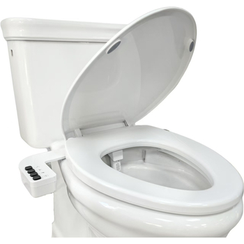 Toaletný kryt s bidetom, PP+ABS, model S017-J030-01, vzdialenosť otvorov 134–186 mm, podľa vzorky prispôsobené, proti nárazu