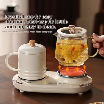 Zdravotný čajník s teplotnou reguláciou, telo z borosilikátového skla, objem 600 ml, 220 V, 375 W, dotykové ovládanie, model WW-A36