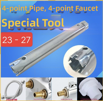 Montážny socket kľúč pre kryt toalety, obojstranný, z uhlíkovej ocele, metrický systém