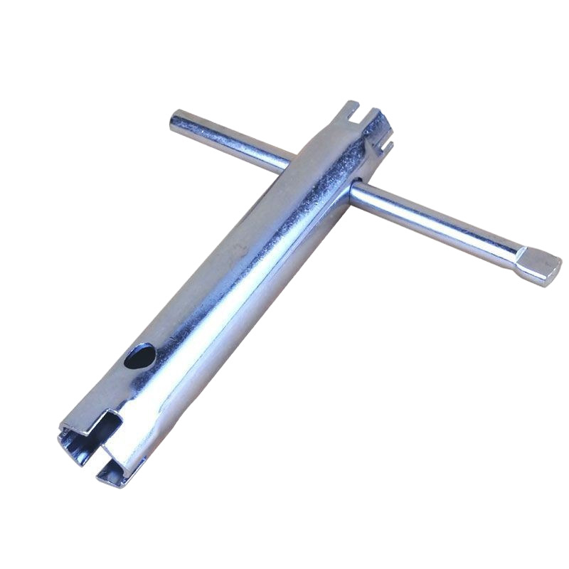 Socket ključ za montažu poklopca WC-a, dvostrani, od ugljičnog čelika, metrički sustav