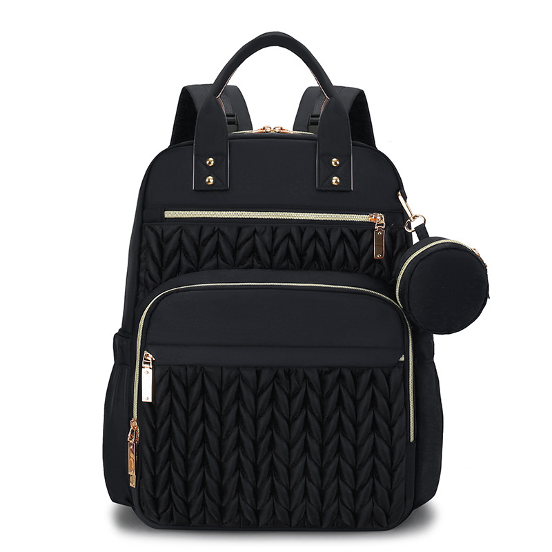 Majčinski ruksak od najlona, euro-američki retro stil, ultralagan, sklopiv, kaiš s zračnim jastučićem (9018)