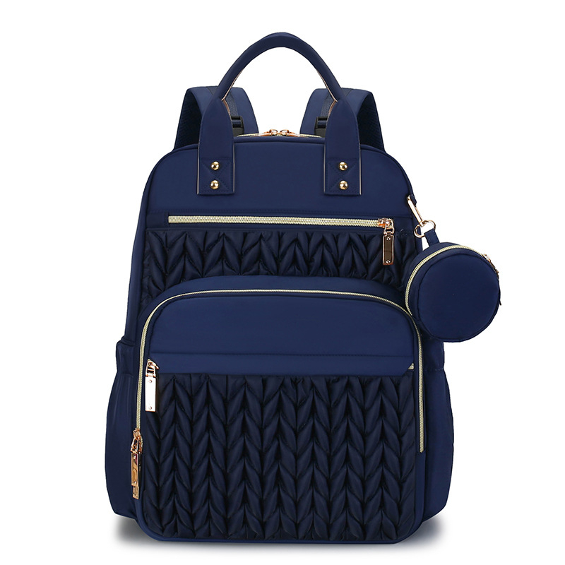 Majčinski ruksak od najlona, euro-američki retro stil, ultralagan, sklopiv, kaiš s zračnim jastučićem (9018)