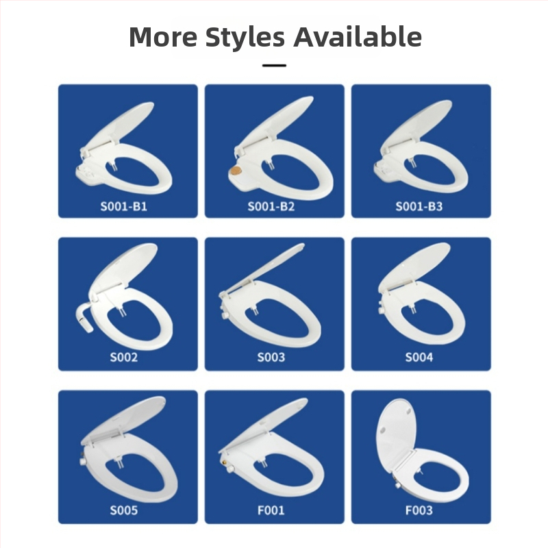 Inteligentné veko na toaletu, polstrované PP+ABS, nastaviteľná vzdialenosť otvorov, model S016-10, štýl Standard/Modern Minimalist, prispôsobenie podľa vzorky