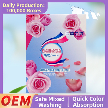 Lístky na zachytávanie farieb pri praní - proti presunu farieb, zabraňujú miešaniu farieb, rodinné balenie, Značka: Appointment in four seasons