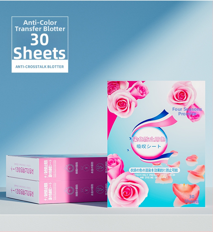 Lístky na zachytávanie farieb pri praní - proti presunu farieb, zabraňujú miešaniu farieb, rodinné balenie, Značka: Appointment in four seasons